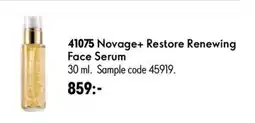 Oriflame Novage+ Restore Renewing Face Serum erbjuda