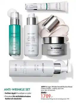 Oriflame Novage+ Wrinkle Smooth Routine Mixed erbjuda