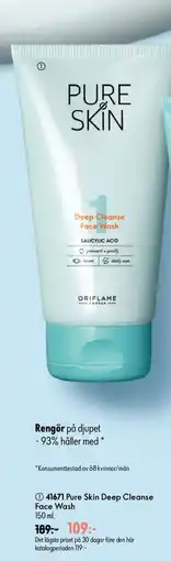 Oriflame Pure Skin Deep Cleanse Face Wash erbjuda