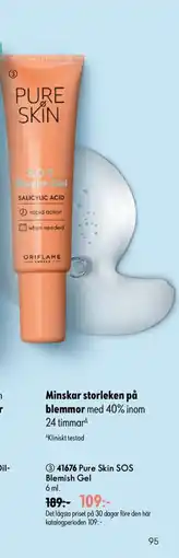 Oriflame Pure Skin SOS Blemish Gel erbjuda