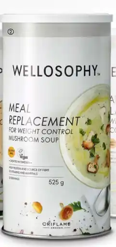 Oriflame Wellosophy Meal Replacement for Weight Control Mushroom Soup erbjuda