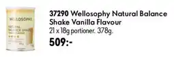 Oriflame Wellosophy Natural Balance Shake Vanilla Flavour erbjuda