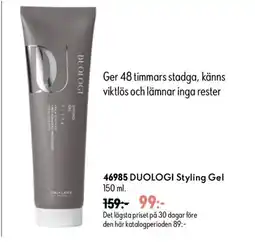 Oriflame DUOLOGI Styling Gel erbjuda