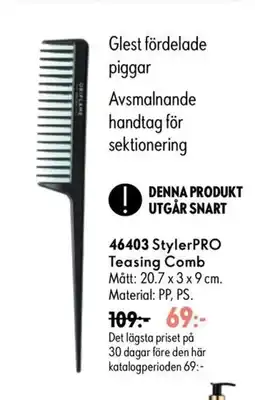 Oriflame StylerPRO Teasing Comb erbjuda