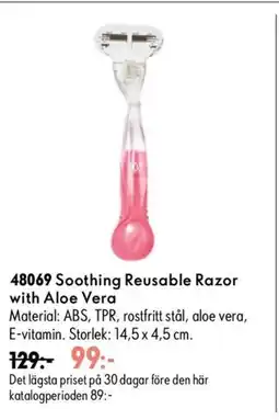 Oriflame Soothing Reusable Razor with Aloe Vera erbjuda