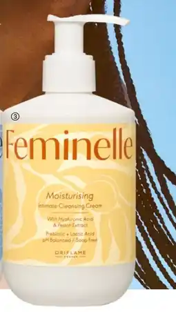 Oriflame Feminelle Moisturising Intimate Cleansing Cream with Hyaluronic Acid and Peach Extract erbjuda