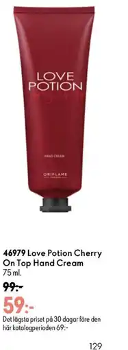 Oriflame Love Potion Cherry On Top Hand Cream erbjuda