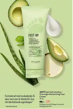 Oriflame Feet Up Everyday / Overnight Moisturising Foot Cream erbjuda