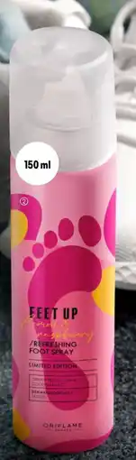 Oriflame Feet Up Lemon & Raspberry / Refreshing Foot Spray erbjuda