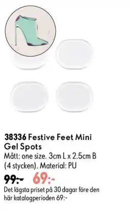 Oriflame Festive Feet Mini Gel Spots erbjuda