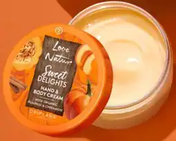 Oriflame Love Nature Sweet Delights Hand & Body Cream with Organic Pumpkin & Cinnamon erbjuda