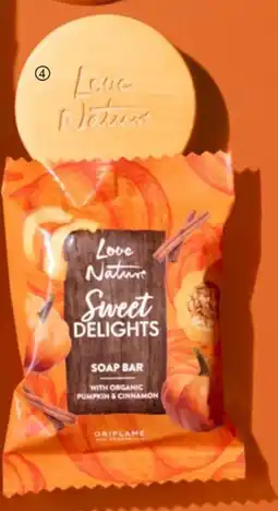 Oriflame Love Nature Sweet Delights Soap Bar with Organic Pumpkin & Cinnamon erbjuda