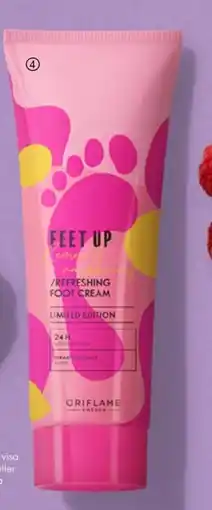 Oriflame Feet Up Lemon & Raspberry/Refreshing Foot Cream erbjuda