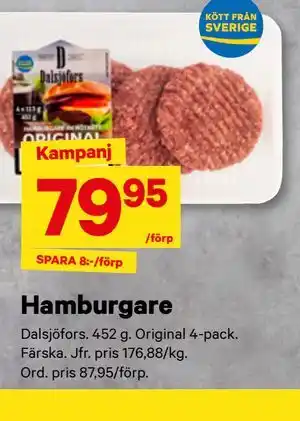 City Gross Hamburgare erbjuda
