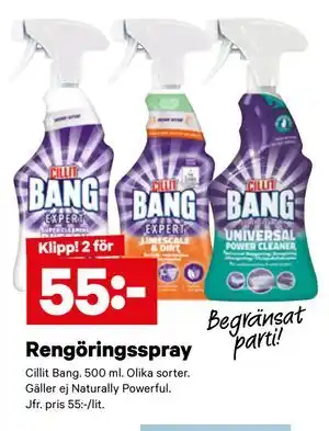 City Gross Rengöringsspray erbjuda