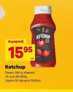 City Gross Ketchup erbjuda