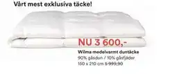 Hemtex Wilma medelvarmt duntäcke erbjuda