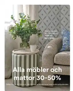Hemtex Noa loungestol erbjuda