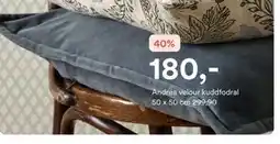 Hemtex Andrea velour kuddfodral erbjuda
