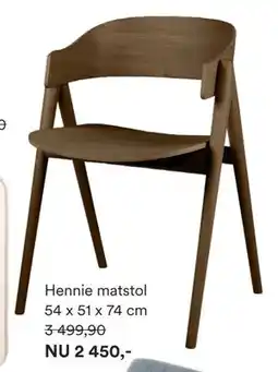 Hemtex Hennie matstol erbjuda