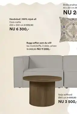 Hemtex Cora matta erbjuda