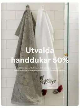 Hemtex Utvalda handdukar 50% erbjuda