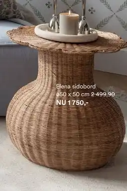 Hemtex Elena sidobord erbjuda
