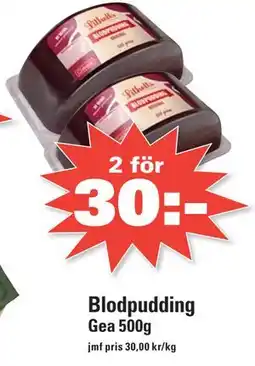Nära dej Blodpudding erbjuda