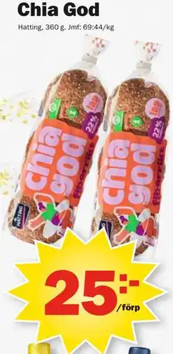 Pekås Chia God erbjuda