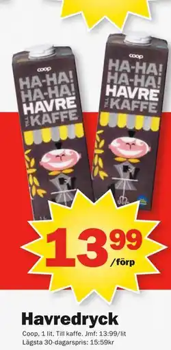 Pekås Havredryck erbjuda