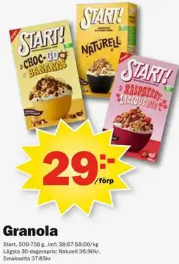 Pekås Granola erbjuda
