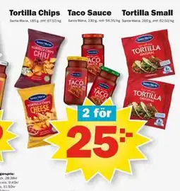 Pekås Tortilla Chips erbjuda