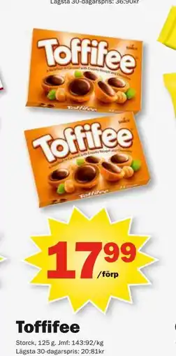 Pekås Toffifee erbjuda