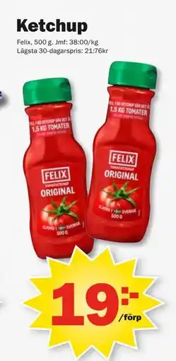 Pekås Ketchup erbjuda