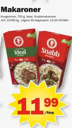Pekås Makaroner erbjuda