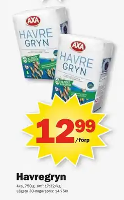 Pekås Havregryn erbjuda