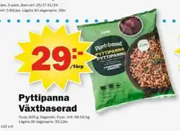 Pekås Pyttipanna Växtbaserad erbjuda