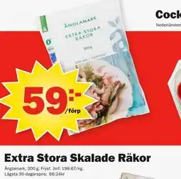 Pekås Extra Stora Skalade Räkor erbjuda