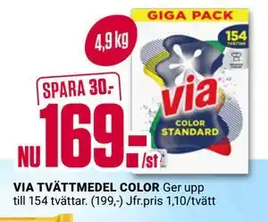 VIA TVÄTTMEDEL COLOR