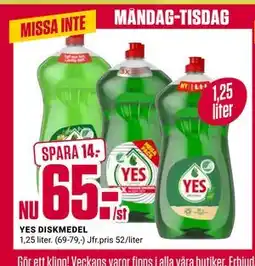 ÖoB YES DISKMEDEL erbjuda
