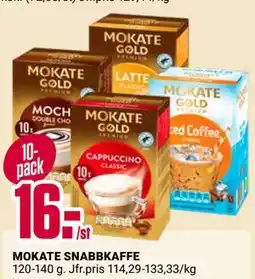 ÖoB MOKATE SNABBKAFFE erbjuda