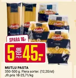 ÖoB MUTLU PASTA erbjuda