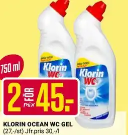 ÖoB KLORIN OCEAN WC GEL erbjuda