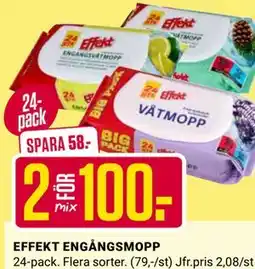 ÖoB EFFEKT ENGÅNGSMOPP erbjuda