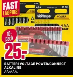 ÖoB BATTERI VOLTAGE POWER/CONNECT ALKALINE erbjuda