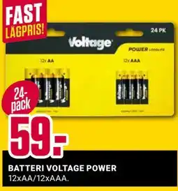 ÖoB BATTERI VOLTAGE POWER erbjuda