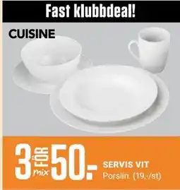ÖoB SERVIS VIT, Medlemspris erbjuda