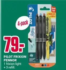 ÖoB PILOT FRIXION PENNOR erbjuda