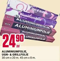 ÖoB ALUMINIUMFOLIE, UGN- & GRILLFOLIE erbjuda