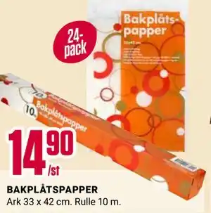 ÖoB BAKPLÅTSPAPPER erbjuda
